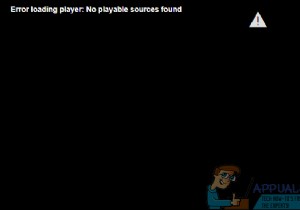 แก้ไข:เกิดข้อผิดพลาดในการโหลดผู้เล่น  ไม่พบแหล่งที่สามารถเล่นได้  