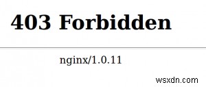 วิธีการแก้ไขข้อผิดพลาด  403 Forbidden  