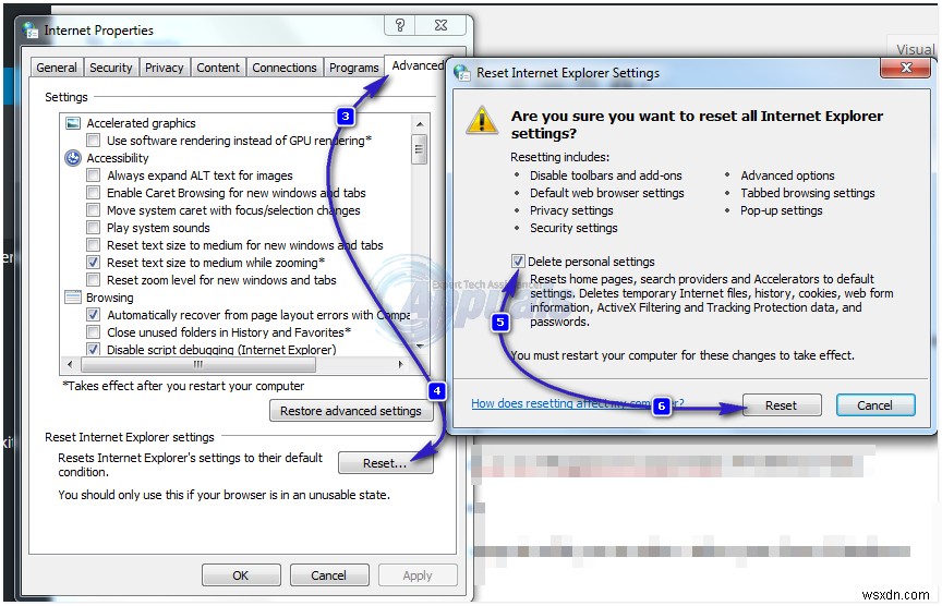 แก้ไขแล้ว:Internet Explorer ไม่สามารถแสดงหน้าเว็บได้ 