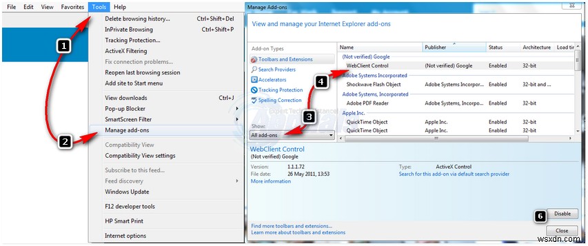 แก้ไขแล้ว:Internet Explorer 11 ไม่ตอบสนอง 