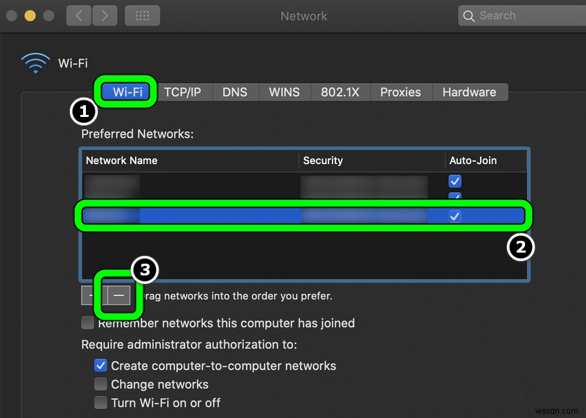 จะลืมเครือข่าย Wi-Fi บน macOS ได้อย่างไร 