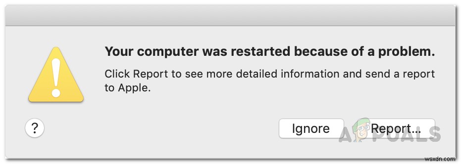 แก้ไข:“คอมพิวเตอร์ของคุณถูกรีสตาร์ทเนื่องจากปัญหา” บน Mac? 
