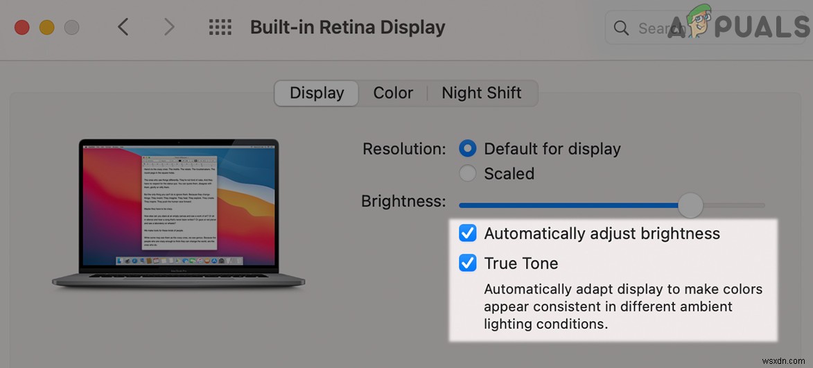 วิธีหยุดหน้าจอ MacBook-Pro ไม่ให้กะพริบ 