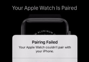 การจับคู่ล้มเหลว:Apple Watch ของคุณไม่สามารถจับคู่กับ iPhone ของคุณ [แก้ไข] 