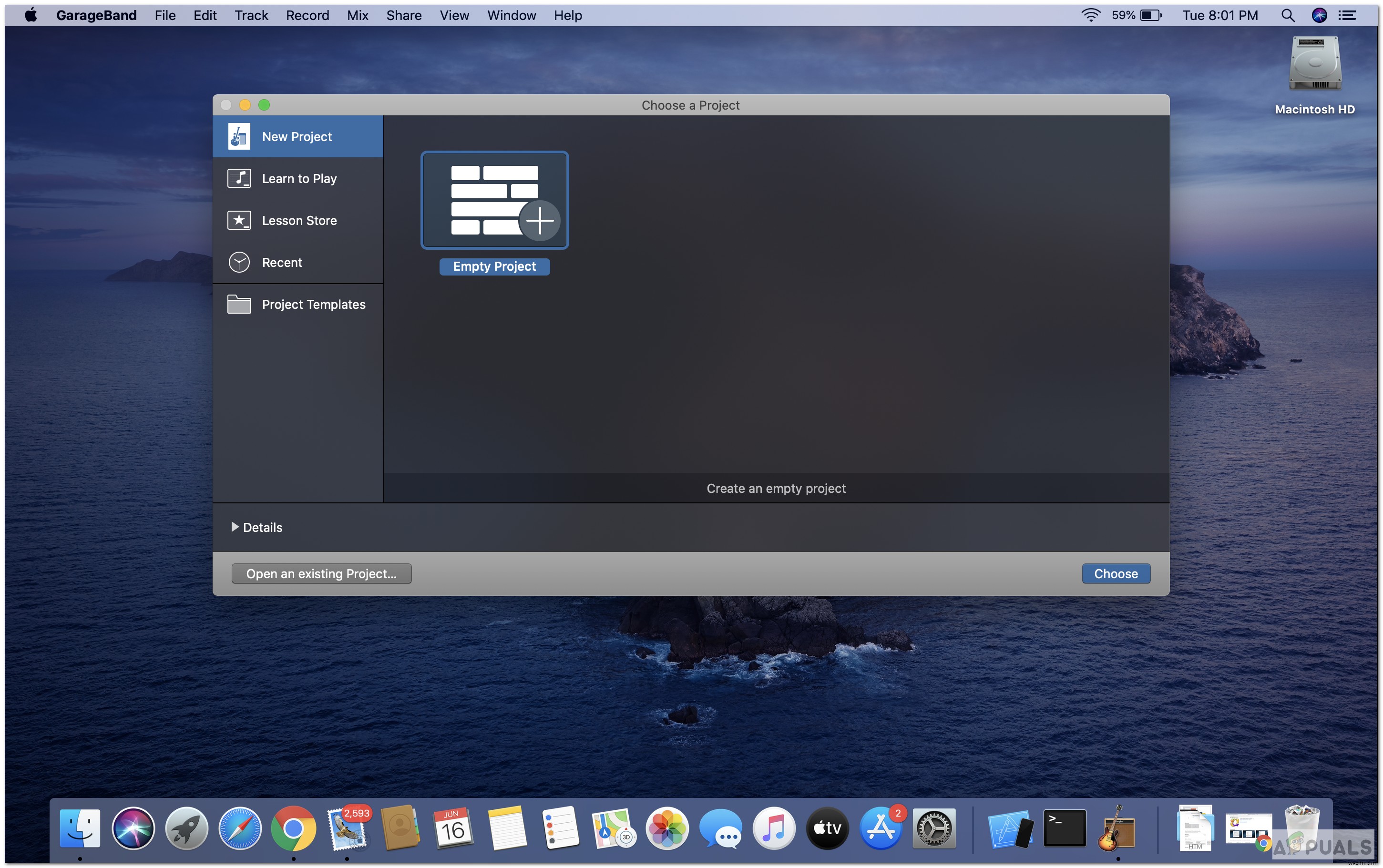 แก้ไข:ไม่สามารถเปิดโปรเจ็กต์บน GarageBand ใน Mac 