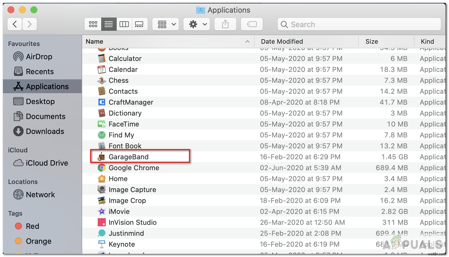 แก้ไข:ไม่สามารถเปิดโปรเจ็กต์บน GarageBand ใน Mac 