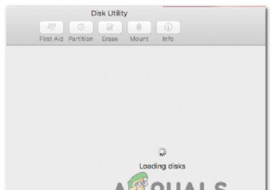 แก้ไข:ยูทิลิตี้ดิสก์จะไม่โหลดบน MacOS 
