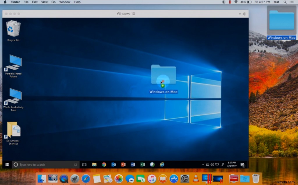 วิธีเรียกใช้ Windows 10 บน macOS 