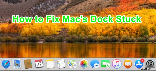 วิธีแก้ไข Mac Dock ที่ติดค้าง 