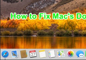 วิธีแก้ไข Mac Dock ที่ติดค้าง 