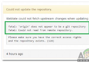 วิธีแก้ไขข้อผิดพลาด  Fatal:Origin ไม่ปรากฏว่าเป็น Git Repository  