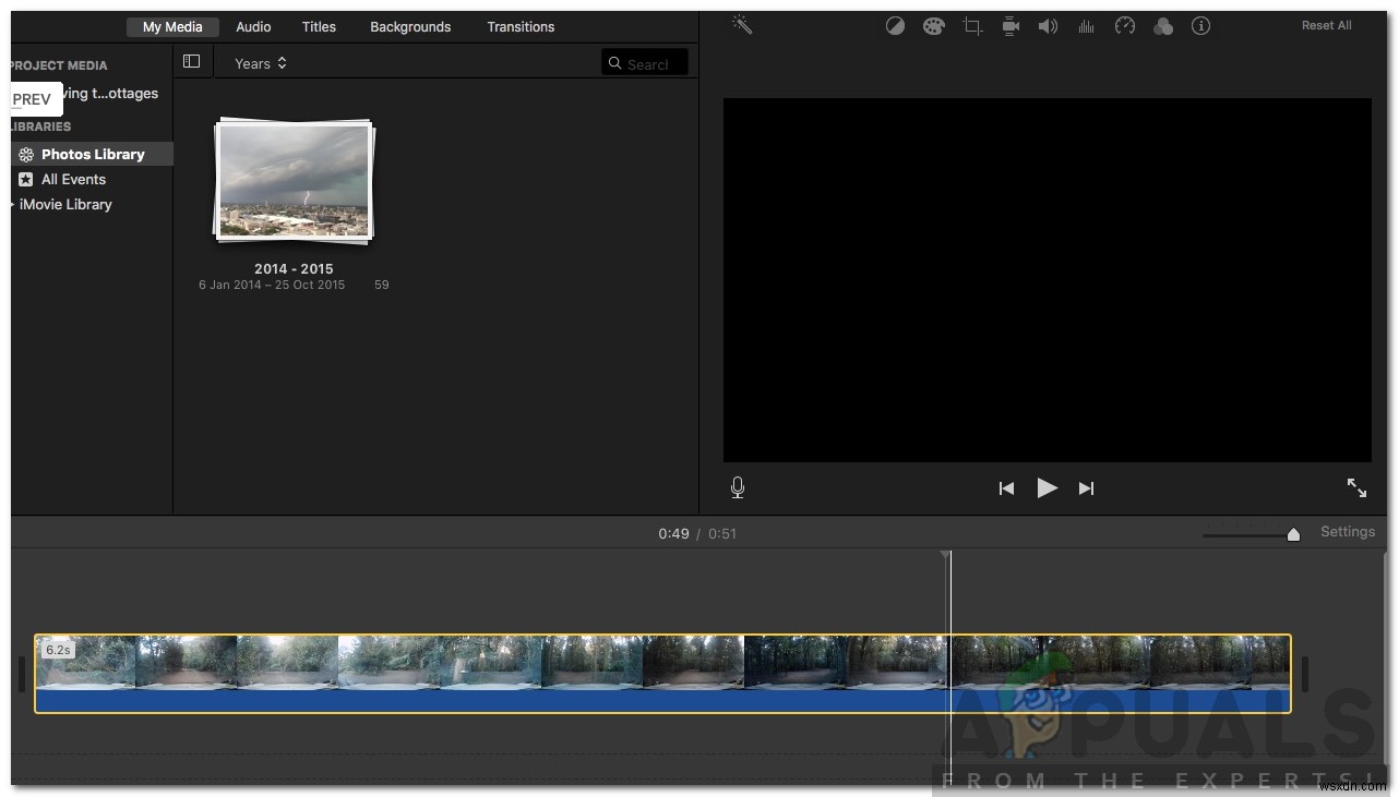 วิธีแก้ไขรหัสข้อผิดพลาดในการแสดงผลวิดีโอ iMovie 10008 