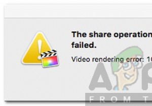 วิธีแก้ไขรหัสข้อผิดพลาดในการแสดงผลวิดีโอ iMovie 10008 