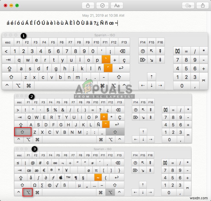 วิธีพิมพ์ตัวอักษรเน้นเสียงใน macOS 