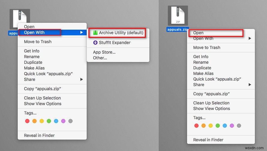 วิธี Zip  บีบอัด  และคลายซิปไฟล์  Uncompress  บน macOS 