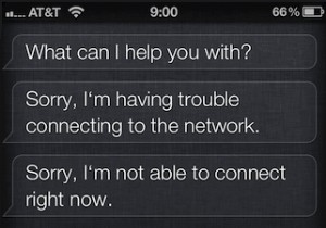 แก้ไข:Siri ไม่สามารถเชื่อมต่อกับเครือข่าย