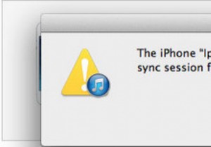 วิธีแก้ไขเซสชันการซิงค์ iTunes ไม่สามารถเริ่มได้