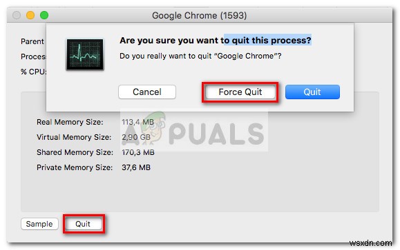 วิธีใช้คำสั่ง Force Quit บน Mac 