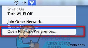 วิธีปิดการใช้งาน Xfinity Wi-Fi บน Mac 