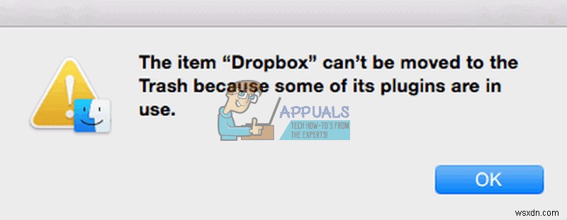 วิธีลบหรือถอนการติดตั้ง Dropbox จาก macOS 
