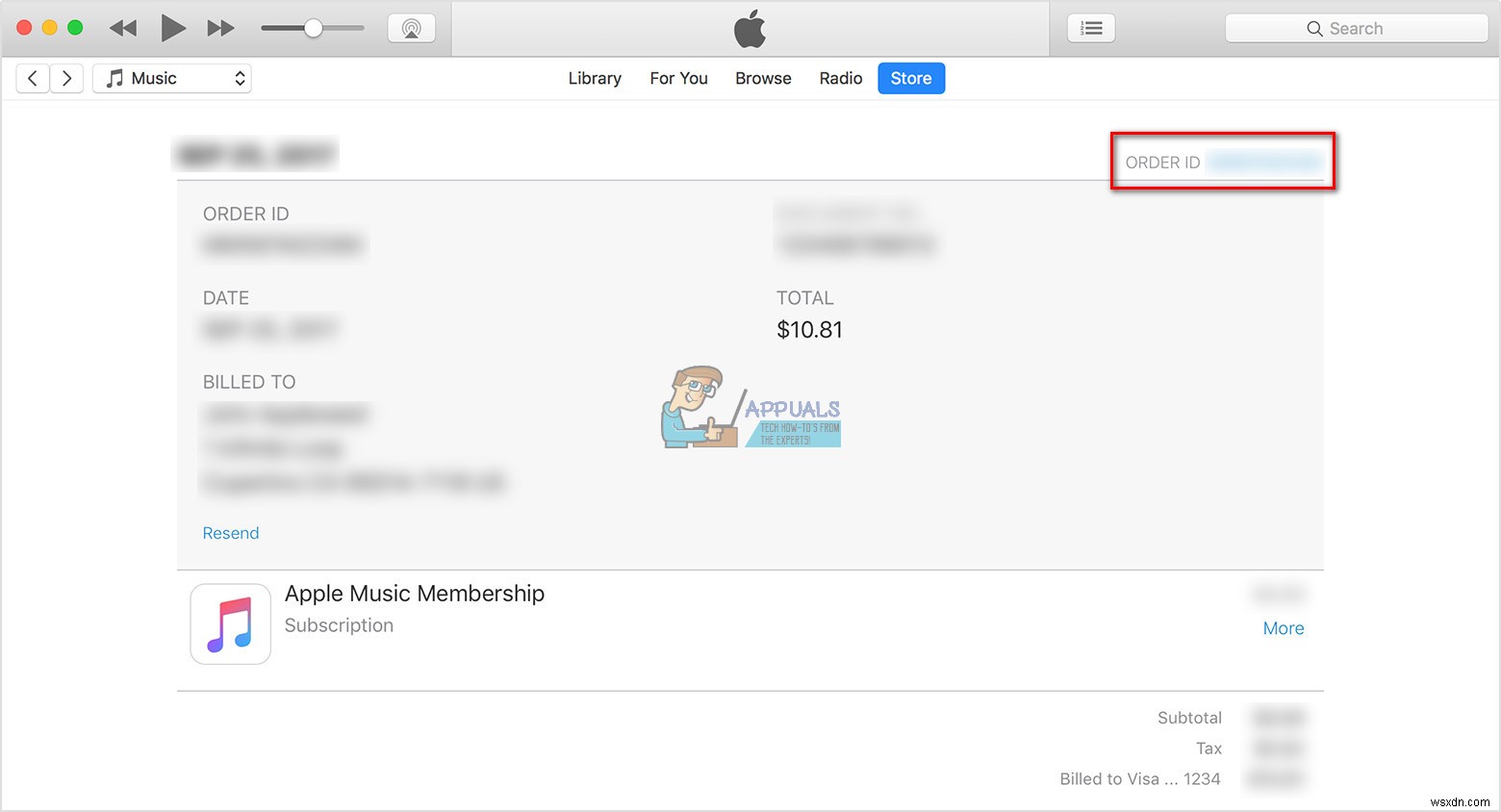 จะทำอย่างไรถ้าคุณเห็นใบเรียกเก็บเงินจาก itunes.com/bill? 