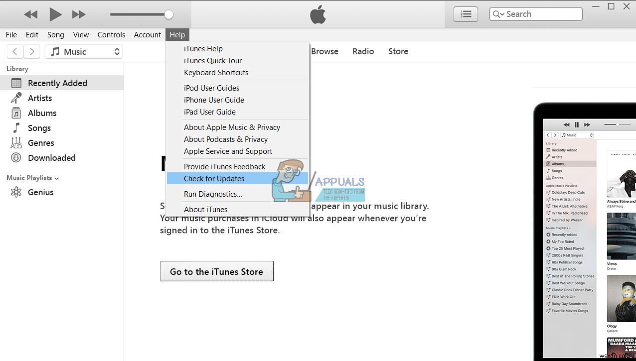 วิธีแก้ไข  iTunes ไม่สามารถเชื่อมต่อกับ iPhone เครื่องนี้  ค่าหายไป 