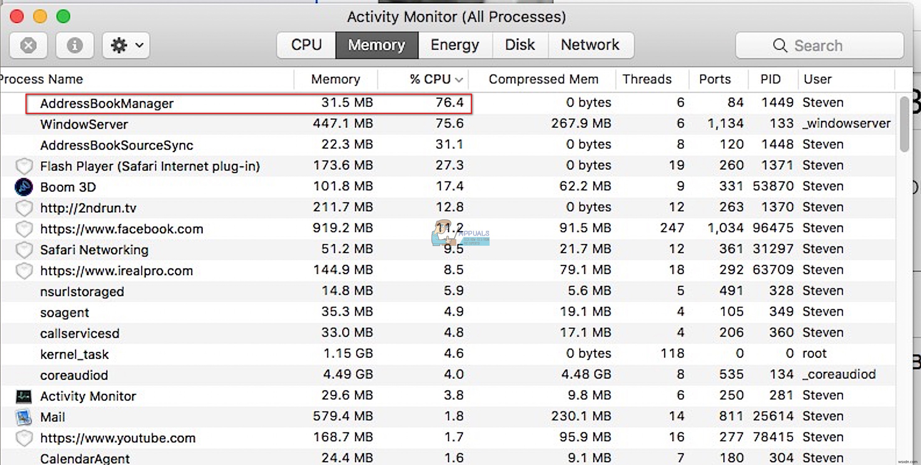 แก้ไข:Mac ทำงานช้าเนื่องจาก AddressBookSourceSync 