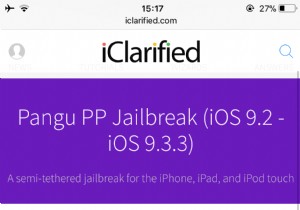 วิธีการ Jailbreak iDevices บน iOS 9.2 – 9.3.3 โดยไม่ต้องใช้คอมพิวเตอร์ 