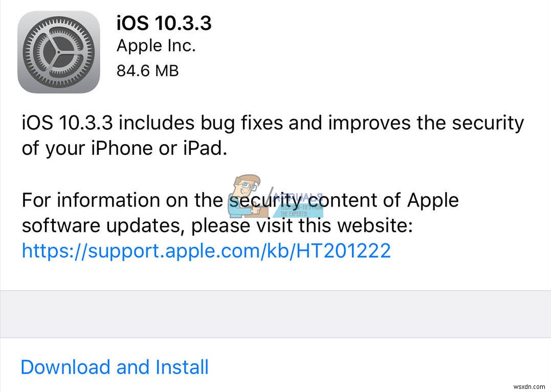 แก้ไข:เกิดข้อผิดพลาดขณะติดตั้ง iOS 