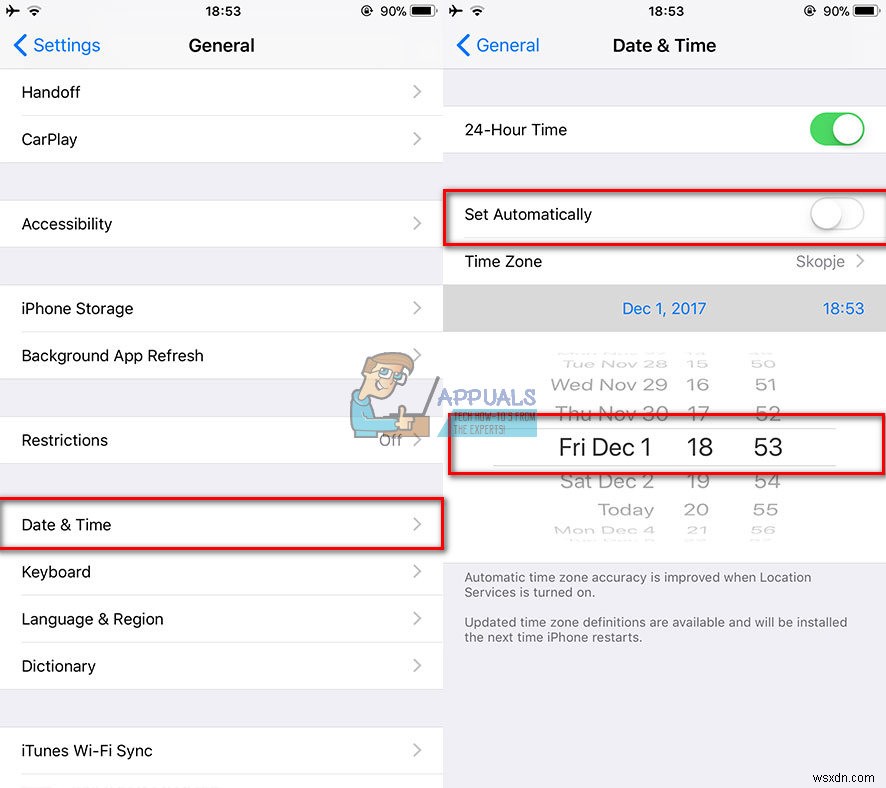 แก้ไข:รีบูต iPhone และ iPad แบบสุ่มเนื่องจากข้อผิดพลาดของ iOS วันที่/เวลา