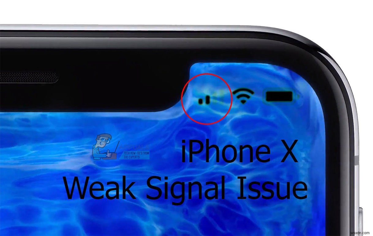 วิธีแก้ไขปัญหาสัญญาณ iPhone X ที่อ่อนแอ