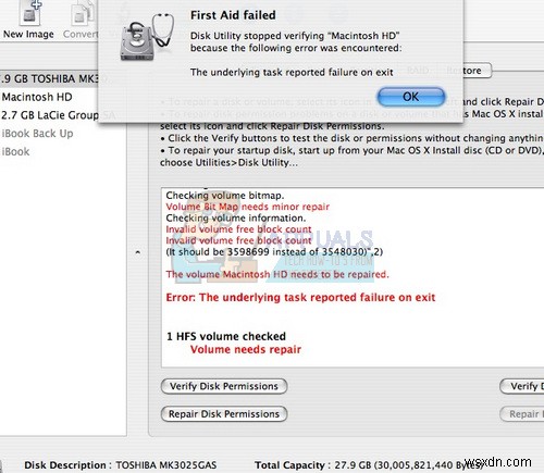แก้ไข:รหัสข้อผิดพลาด 43 บน MacOS 
