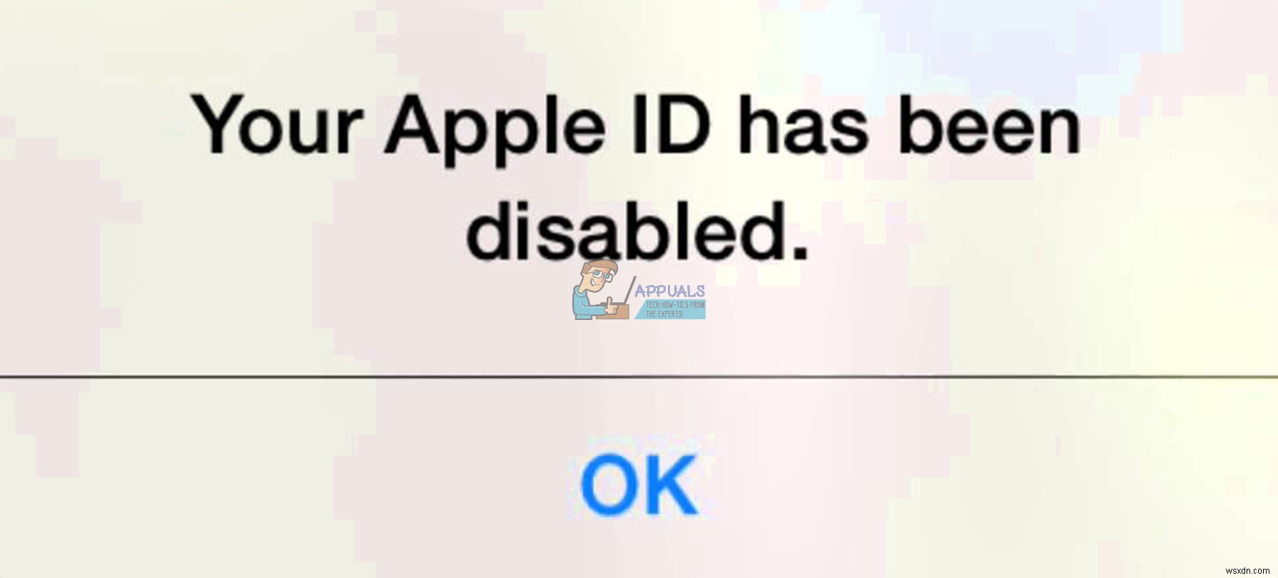 วิธีแก้ไข  Apple ID ของคุณถูกปิดใช้งาน  