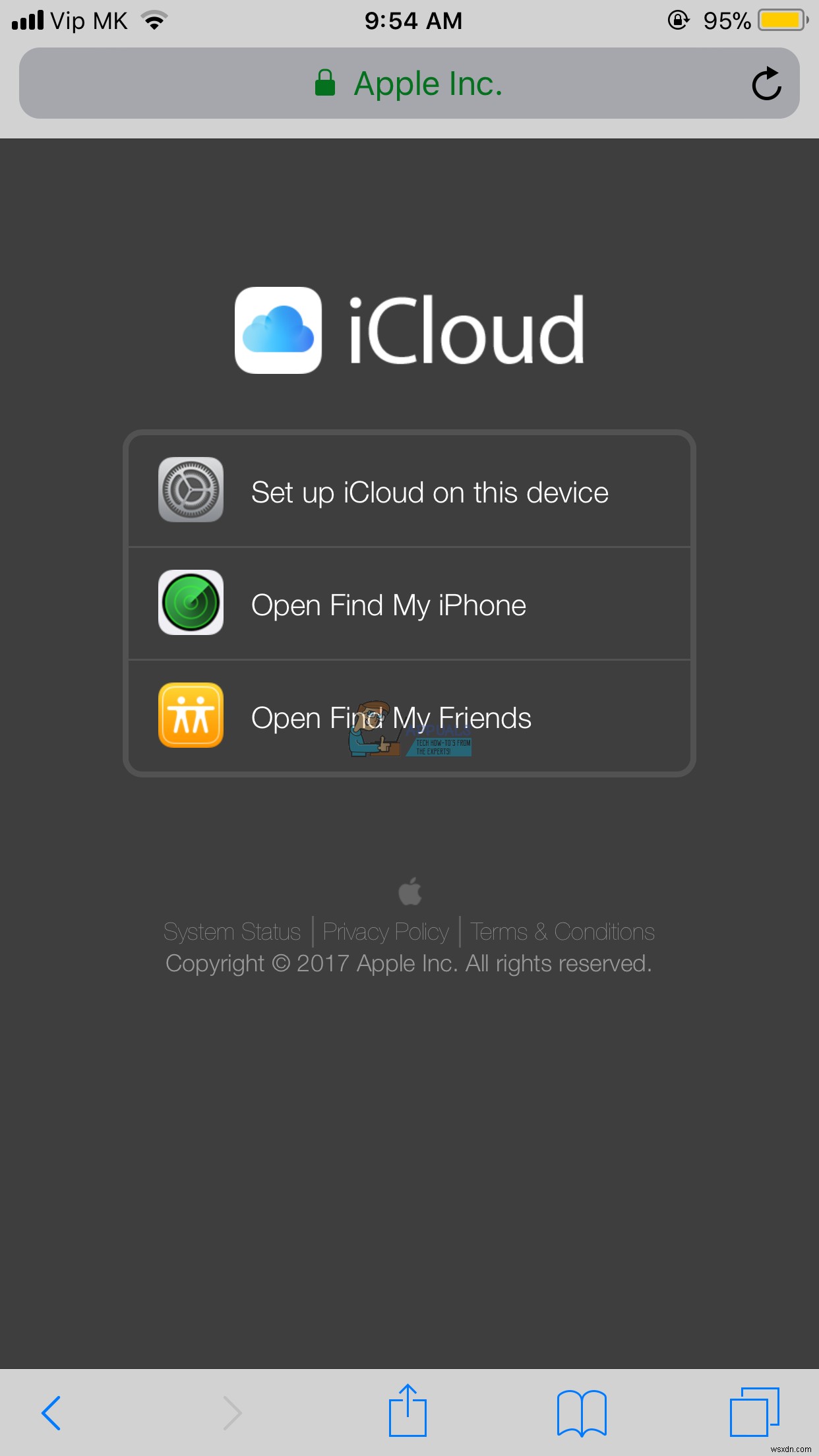 วิธีลงชื่อเข้าใช้ iCloud.com โดยใช้ iPhone หรือ iPad 