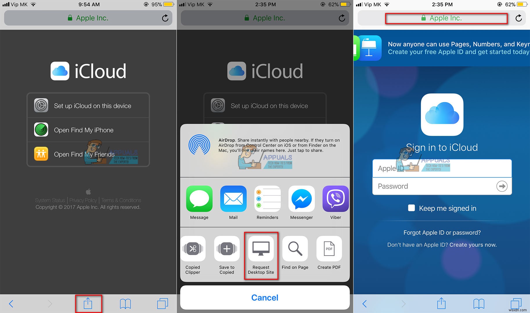 วิธีลงชื่อเข้าใช้ iCloud.com โดยใช้ iPhone หรือ iPad 