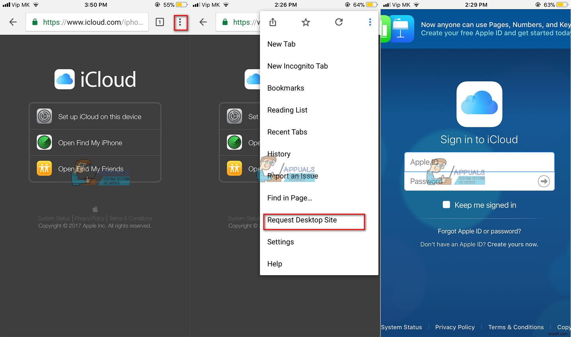 วิธีลงชื่อเข้าใช้ iCloud.com โดยใช้ iPhone หรือ iPad 