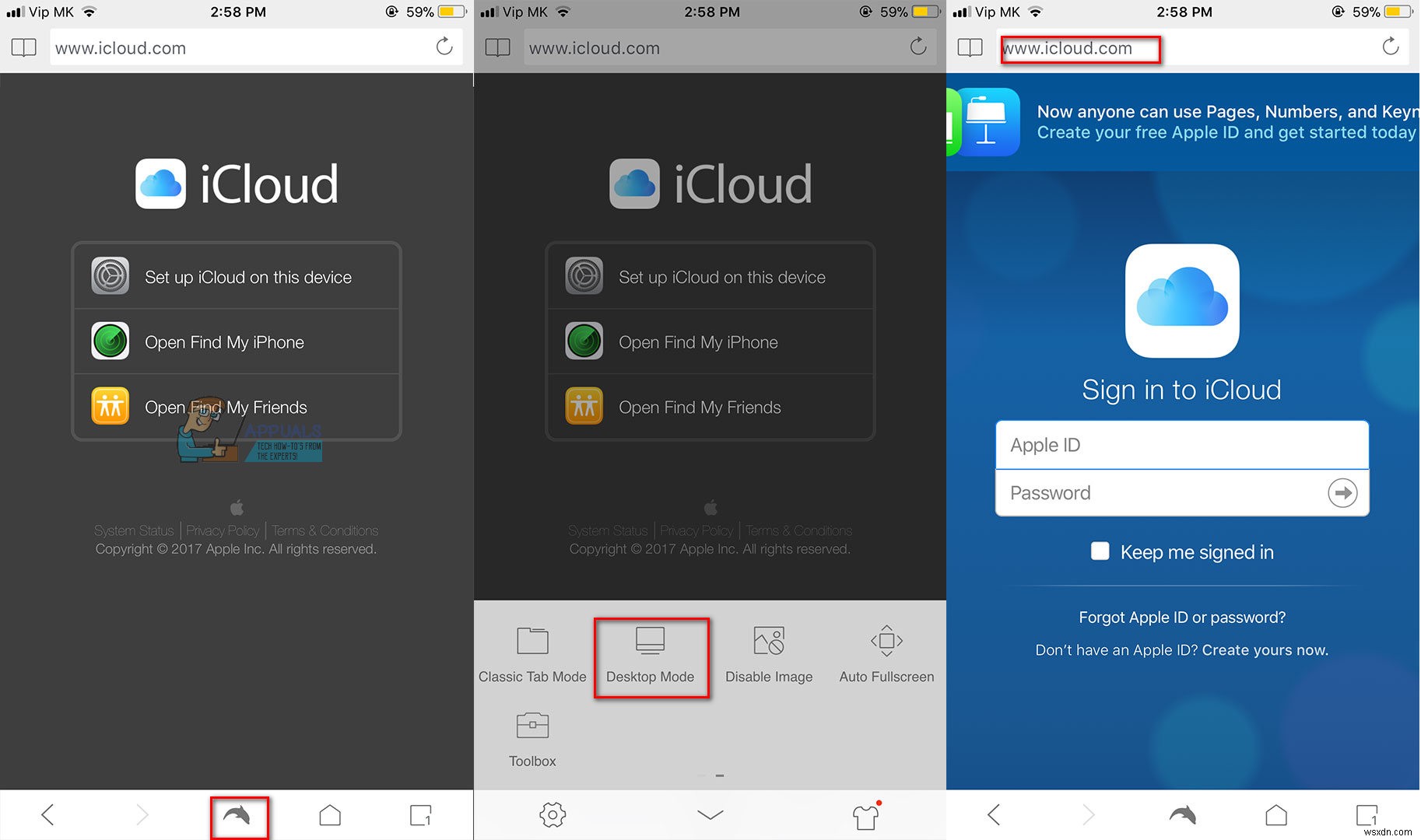 วิธีลงชื่อเข้าใช้ iCloud.com โดยใช้ iPhone หรือ iPad 