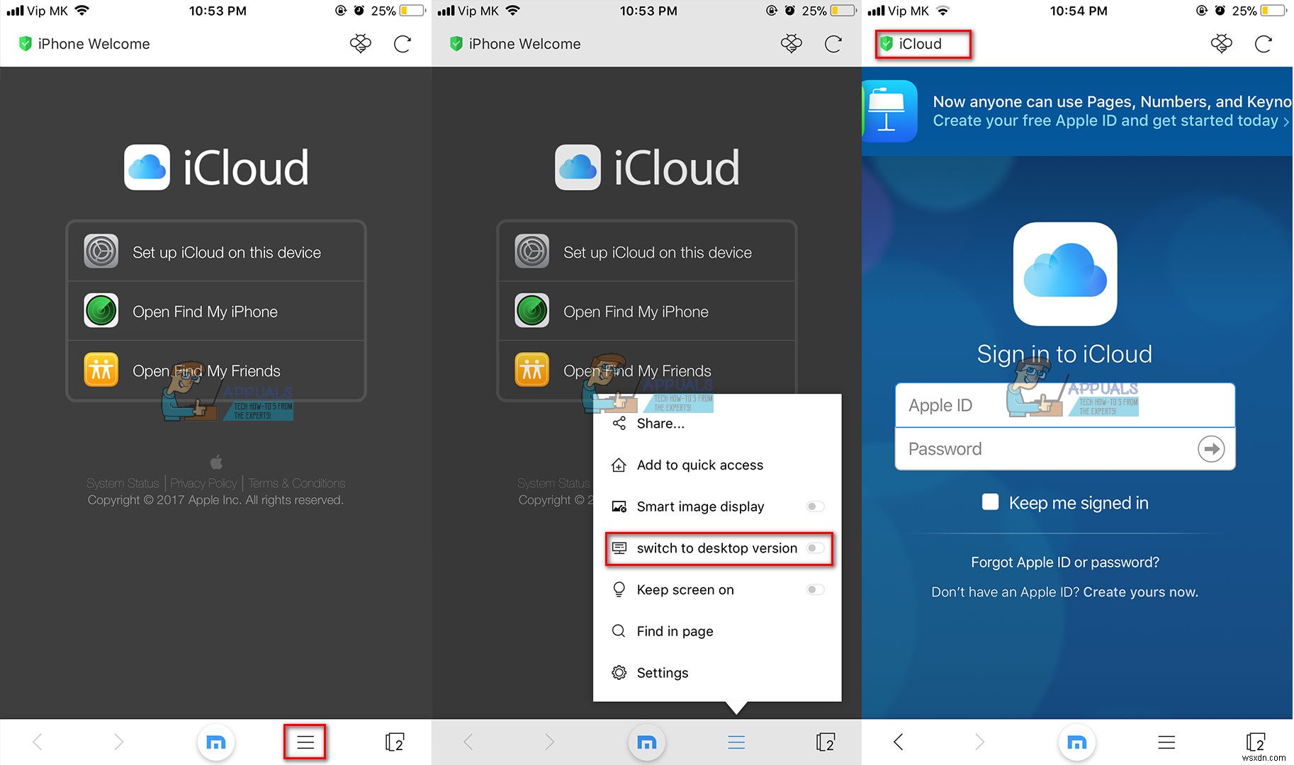 วิธีลงชื่อเข้าใช้ iCloud.com โดยใช้ iPhone หรือ iPad 