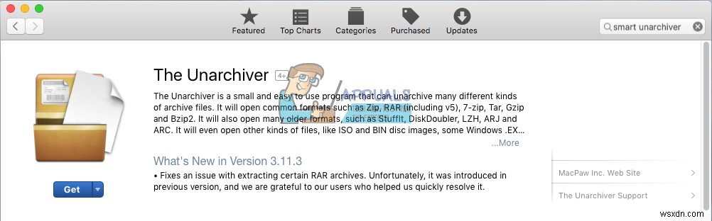 วิธีแยกและเปิดไฟล์ RAR บน MacOS 