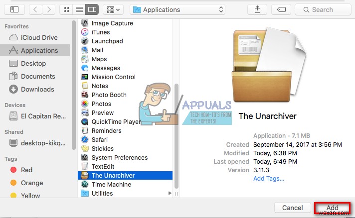 วิธีแยกและเปิดไฟล์ RAR บน MacOS 