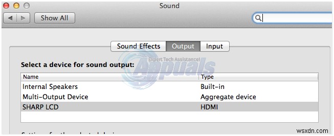 การแก้ไข:ไม่สามารถปรับระดับเสียงบน Mac OS X ด้วยอุปกรณ์ภายนอก 