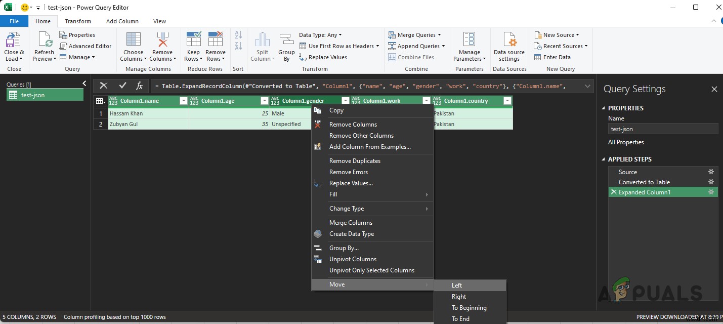 วิธีการแปลง JSON เป็น Excel? 