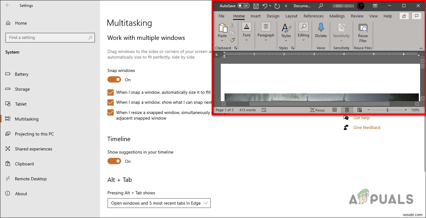 วิธีแยกหน้าจอใน Windows 10/11 