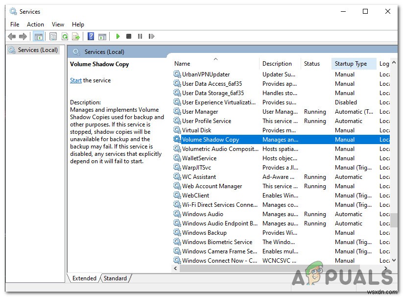 แก้ไข:VSS Error 0x8004231f – ไม่สามารถสร้าง Volume Snapshot 