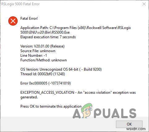 จะแก้ไขข้อผิดพลาด EXCEPTION_ACCESS_VIOLATION ใน Windows 11/10 ได้อย่างไร 