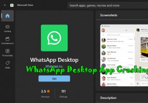 วิธีแก้ไขการหยุดทำงานของแอพ WhatsApp Desktop 