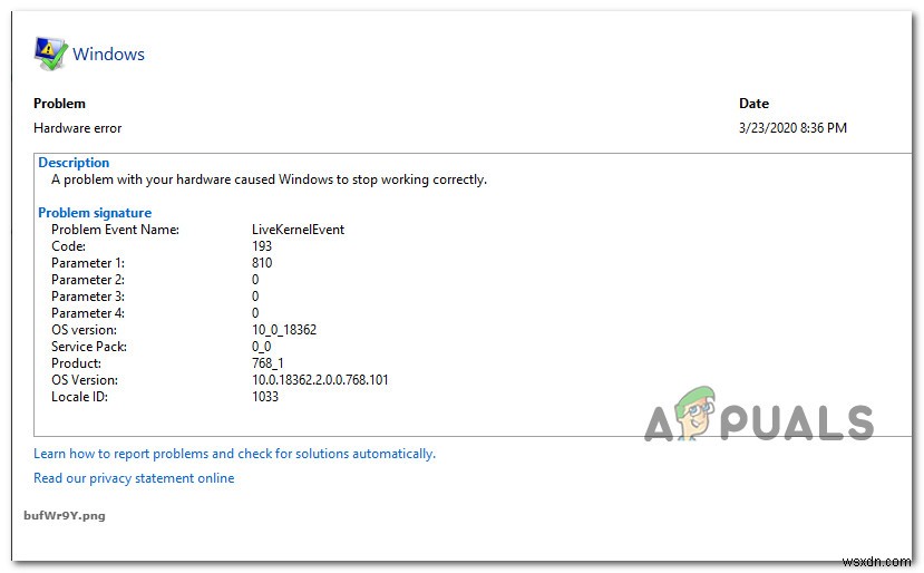 จะแก้ไข  Live Kernel Event Code:193  บน Windows ได้อย่างไร 