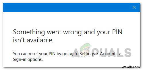 เกิดข้อผิดพลาดและ PIN ของคุณไม่พร้อมใช้งาน นี่คือวิธีแก้ไข 