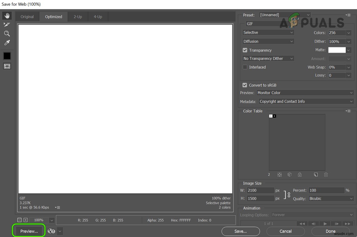 แก้ไข:“ไม่สามารถเขียนไฟล์ ข้อผิดพลาดที่ไม่รู้จักได้เกิดขึ้น.  บน Adobe PhotoShop 