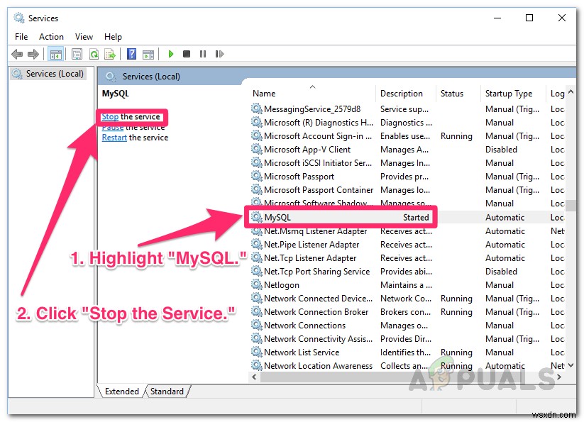 ข้อผิดพลาด:MySQL ปิดระบบโดยไม่คาดคิด? นี่คือวิธีแก้ไข 